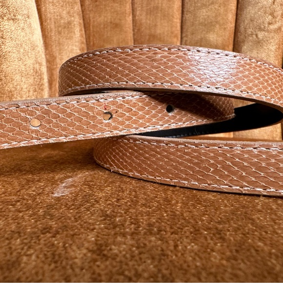 Rayman Ridless Vintage Snakeskin Belt Size L - Picture 5 of 8